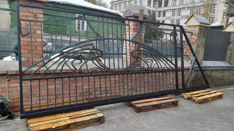 Металлические ворота Щербинка